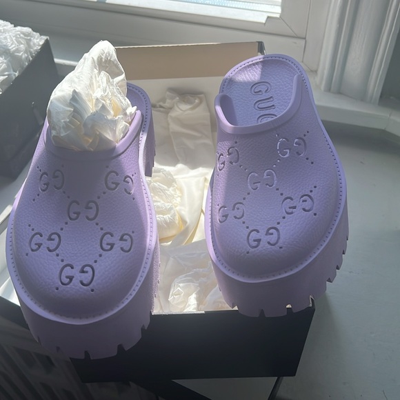 Gucci Purple Mules & Clogs - Picture 3 of 5